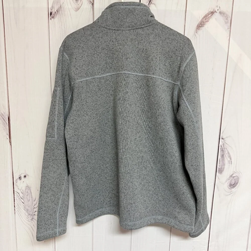 The North Face Men’s‎ Gordon Lyons 1/2 Zip Pullover Large Gray Heather EUC